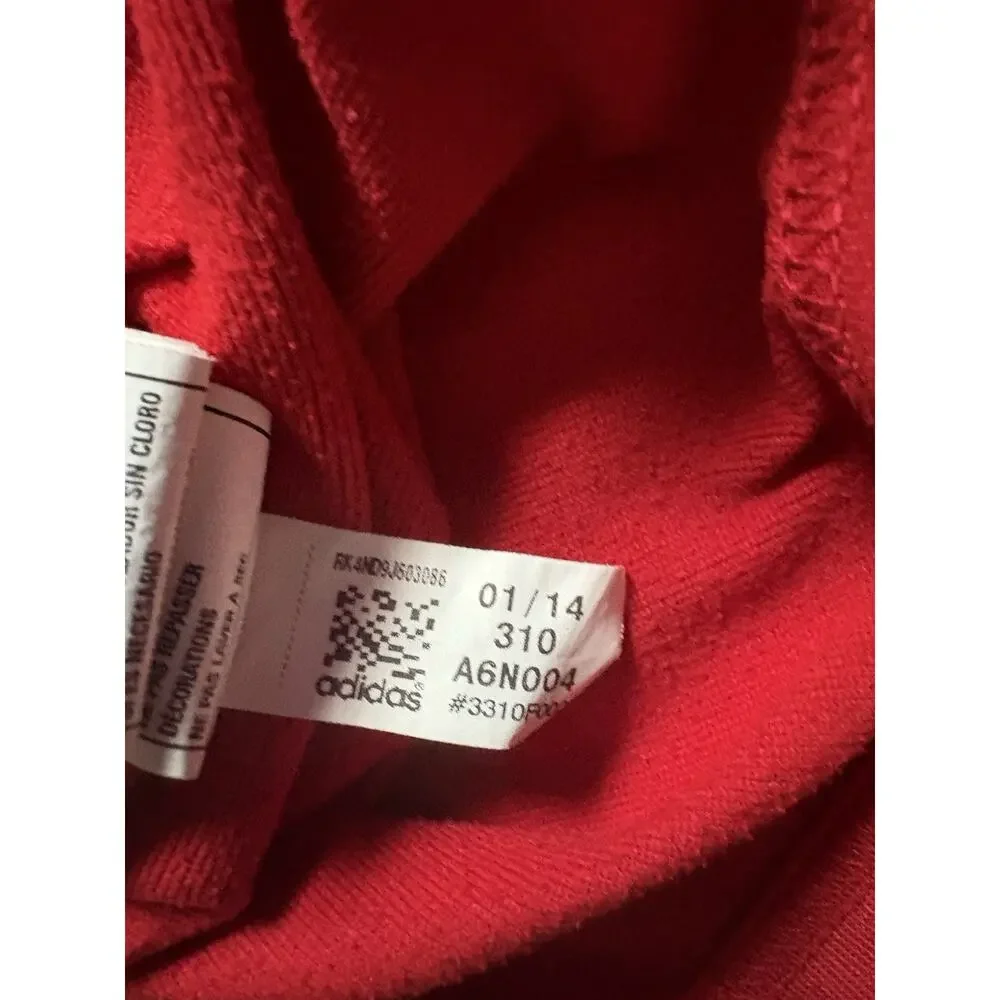 Rare Find Adidas Red Bull New York Red Men's Hoodie Size L A6N004 2014